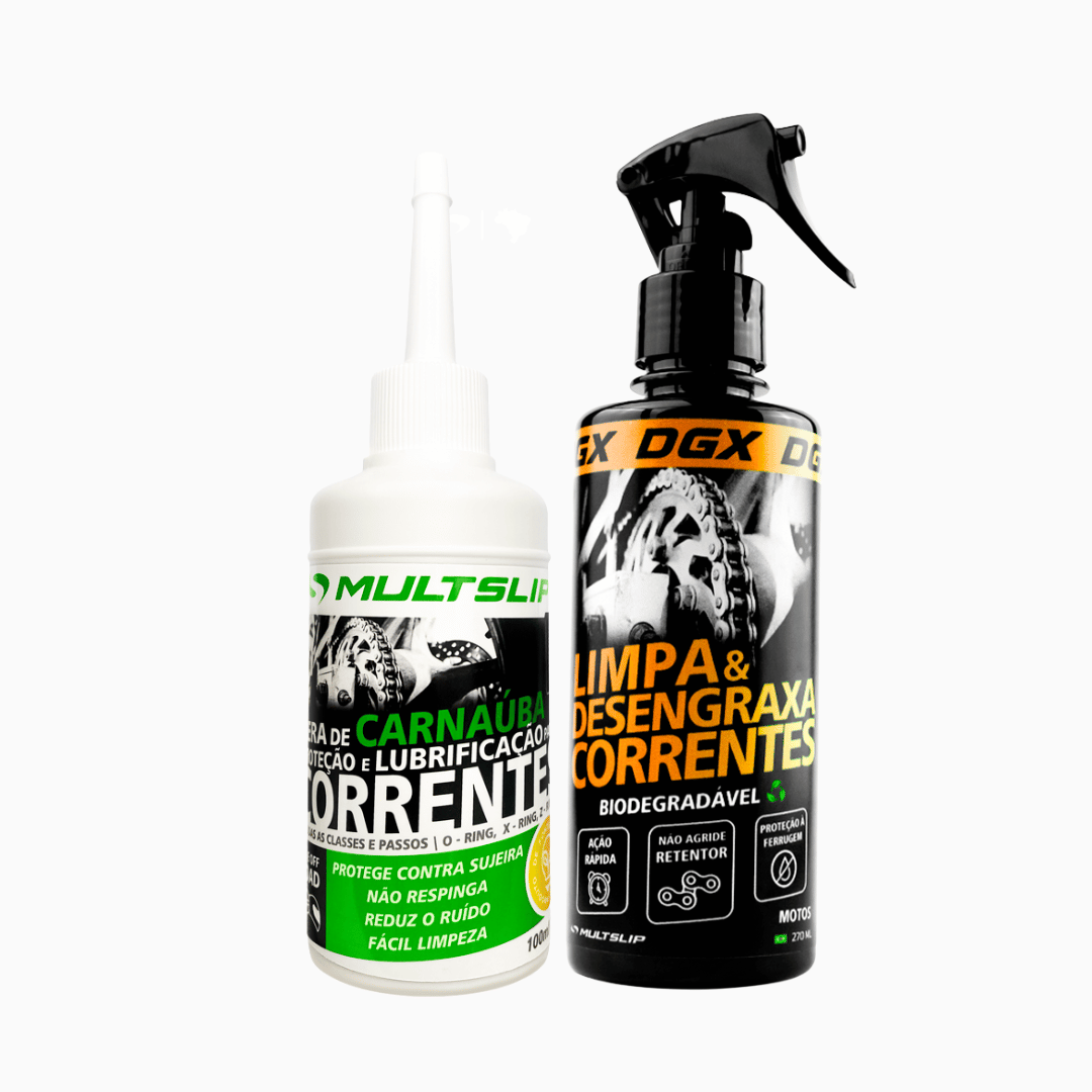 Kit Limpeza e Proteção | Cera de carnaúba + Desengraxante