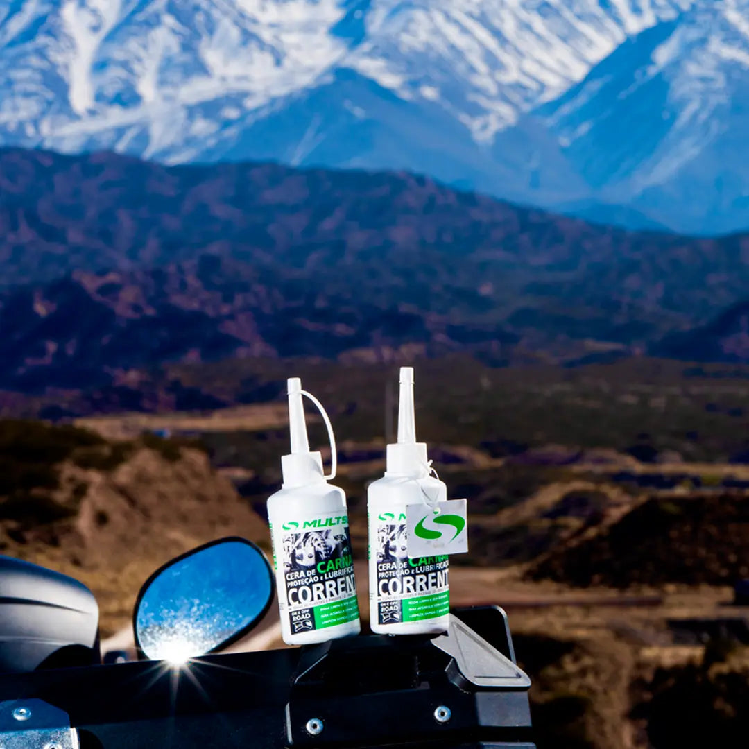 Pague 2 leve 3 Ceras de carnaúba lubrificante para correntes de moto!