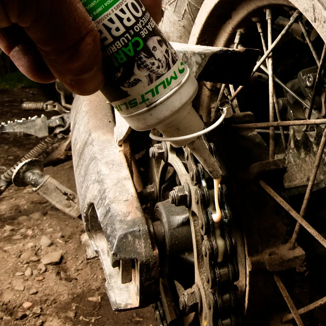 Pague 2 leve 3 Ceras de carnaúba lubrificante para correntes de moto!