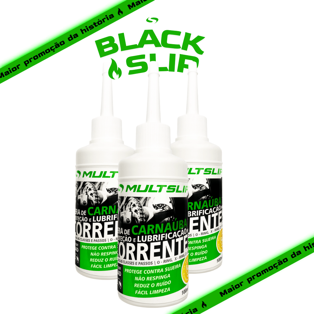Pague 2 leve 3 Ceras de carnaúba lubrificante para correntes de moto!