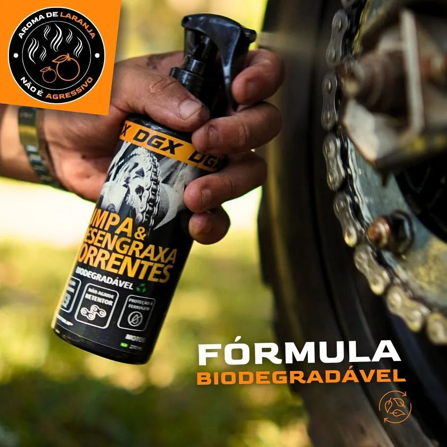 Desengraxante para Corrente de moto DGX - Biodegradável